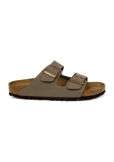 Birkenstock Arizona Bs Gri Çift Toka Erkek Terlik Gri