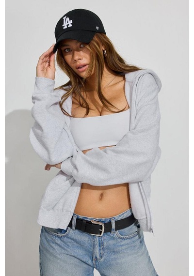 Seeh Karmelanj Fermuarlı Kadın Sweatshirt Sh263 Standart