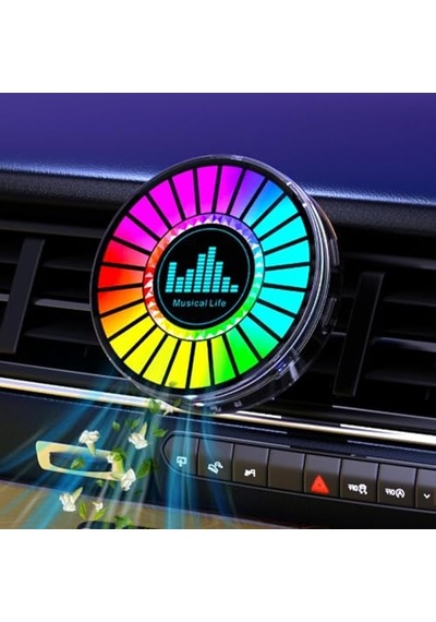 Rgb Sese Duyarlı Müzik Işığı Araç Kokusu Havalandırma Klipsli Led Ambiyans Aydınlatma Usb Şarjlı Ritimle Senkron Renkli Işık Araç İçi Dekoratif Koku Difüzörü L027 Enerji Sınıfı A+++ Rgb Sese Duyarlı Müzik Işığı Araç Kokusu Havalandırma Klipsli Led Ambiyans Aydınlatma Usb Şarjlı Ritimle Senkron Renkli Işık Araç İçi Dekoratif Koku Difüzörü L027 Enerji Sınıfı A+++