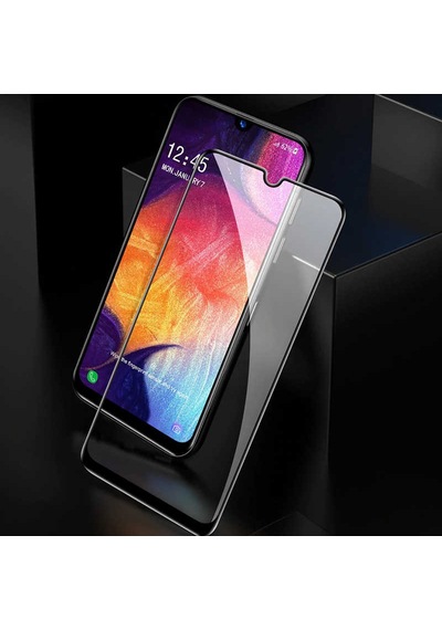 Samsung Galaxy Uyumlu  A20s Zore Kenarları Kırılmaya Dayanıklı Cam Ekran Koruyucu
