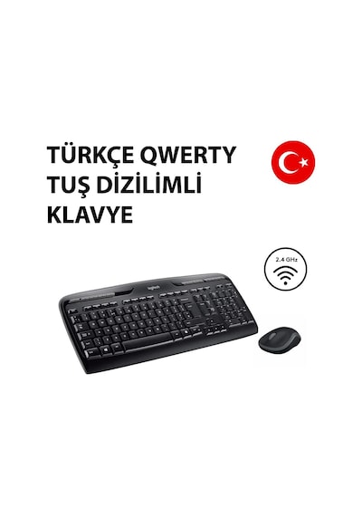 Logitech Mk330 Kablosuz Klavye Ve Mouse Seti, 920-003988 - Mk-330