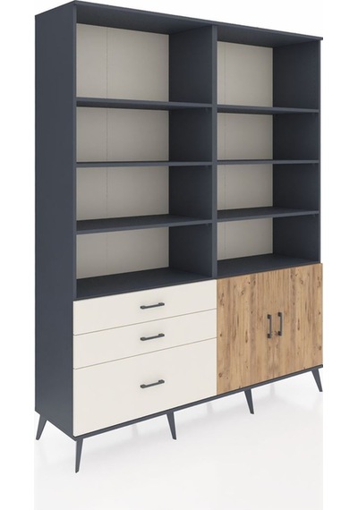 Hyperion Gardrop 9 Raflı 3 Çekmeceli 2 Kapaklı 176x44x221 Antrasit-çam/aytaşı Çam/aytaşı Hyperion Gardrop 9 Raflı 3 Çekmeceli 2 Kapaklı 176x44x221 Antrasit-çam/aytaşı Çam/aytaşı