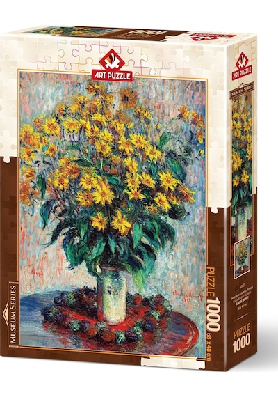Art Puzzle Kudüs Enginar Çiçekleri, Claude Monet 1000 Parça Puzzle