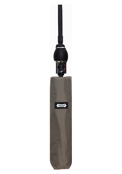 Bosile Parachase 3268 Big Circle Grip Silikon Uçlu Büyük Otomatik 3 Kademeli Şemsiye Siyah
