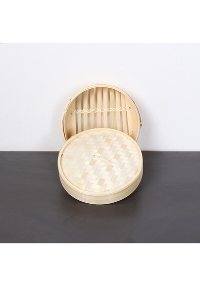 Dim-sum Bambu Buharda Pişirme Ve Saklama Kabı 18 Cm