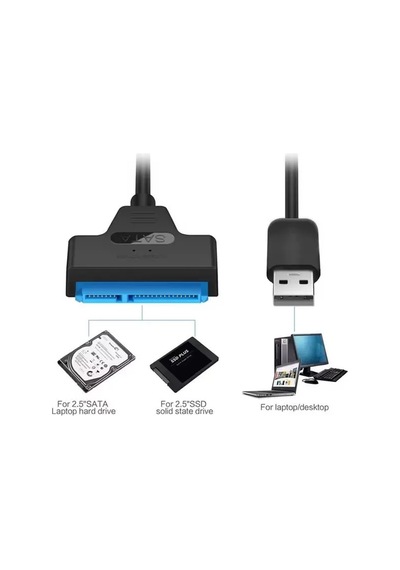 Sh Powermaster Pm-6507 Ssd Hdd Sata Data To Usb3.0 2.5" Harddisk Kablo Najmaddin