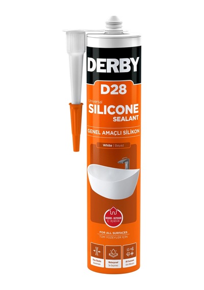 Derby D28 Genel Amac Lı Silikon Beyaz - 280g