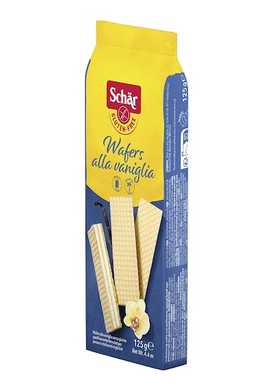 Schar Wafers Alla Vaniglia Glutensiz Vanilyalı Gofret 6 x 125 G