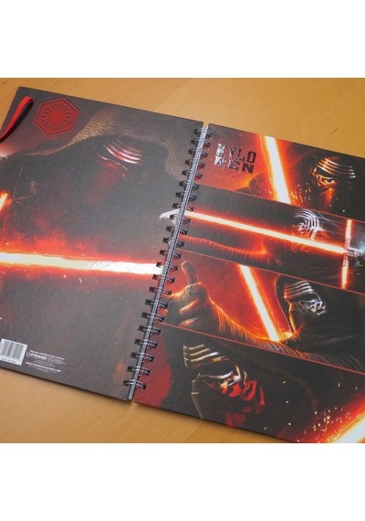 A4 Defter Star Wars Episode Vıı Kylo Ren Panels Çok Renkli