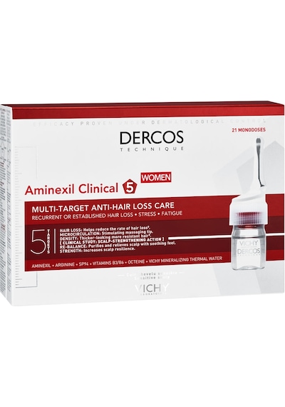 Dercos Aminexil Clinical 5 Kadınlar için Saç Dökülmesine Karşı Serum 21 x 6 ML