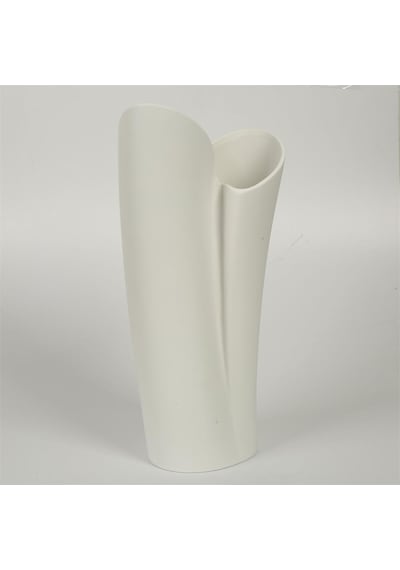 Vitale Beyaz Spiral Vazo 11 18 39 Cm Ak.jm00012 Renkli