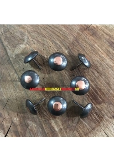 Dmr Bardet 20mm Kabara Raptiye Sarı Siyah Koltuk Kapı Çivisi 100adet