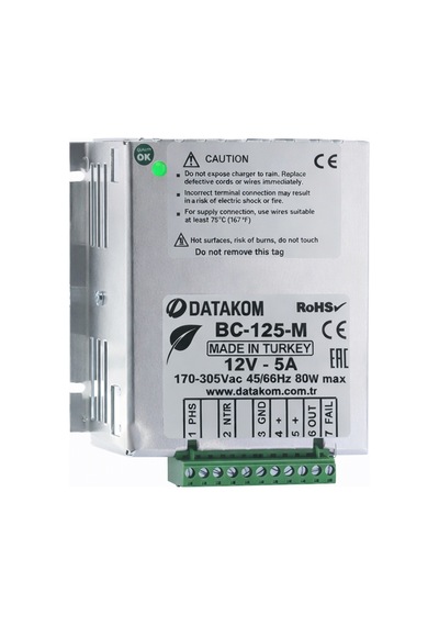Datakom Bc 125m Akıllı Akü Şarj Cihazı