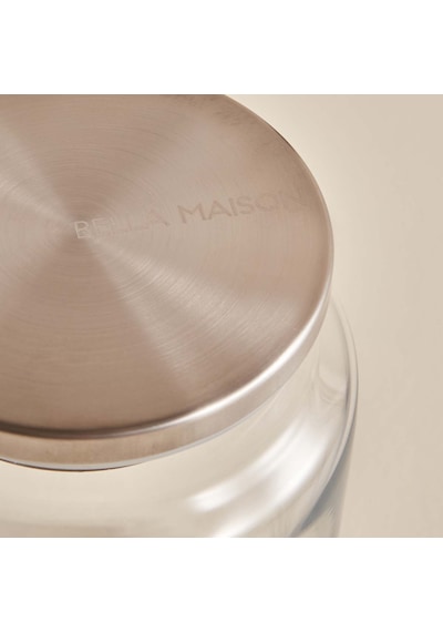 Bella Maison Jely Metal Kapaklı 3'lü Kavanoz Seti 890 Cc Naturel