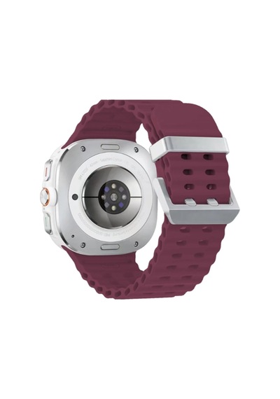 Watch 7 Ultra Kr417 Rug Silikon Kordon - Mor