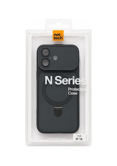 Nettech Apple İphone 17 Uyumlu Nt-n117 Magsafe Arka Koruma Kılıf - Mavi