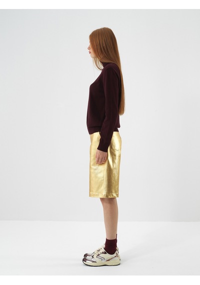 Xint Gold Pamuk Dokulu Oversize Şort 275451