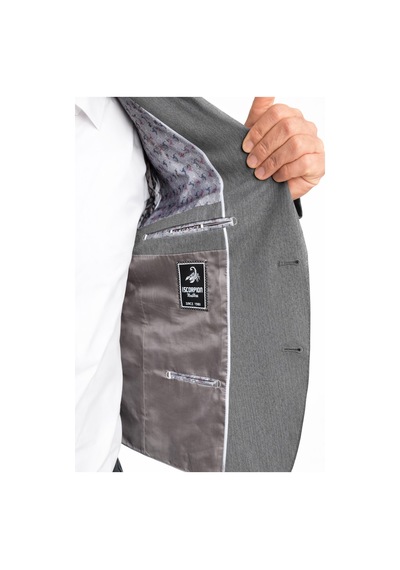Plus Scorpion Erkek Blazer Ceket Twill Puntolu Kırlangıç Yaka 2 Düğmeli Çift Yırtmaçlı Slim Fit Açık Gri Plus Scorpion Erkek Blazer Ceket Twill Puntolu Kırlangıç Yaka 2 Düğmeli Çift Yırtmaçlı Slim Fit Açık Gri