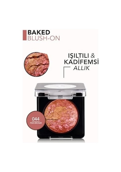 Baked Blush-on Yüksek Pigmentli & Doğal Işıltılı Fırınlanmış Allık 0 96855623