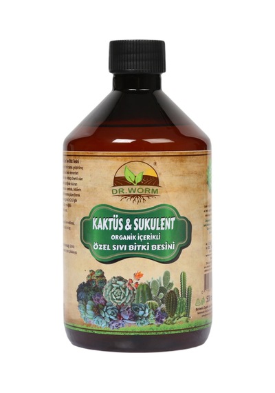 Dr.Worm Kaktüs & Sukulent Organik Içerikli Özel Sıvı Bitki Besini