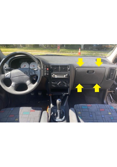 Vw Polo Hatchback Torpido Kapağı 6n1 1995-1999 Siyah