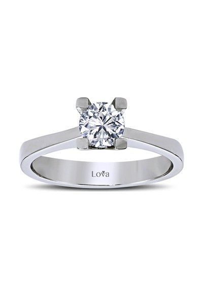 Lova G Renk 0,60 Karat Pırlanta Tektaş Yüzük - 1040005