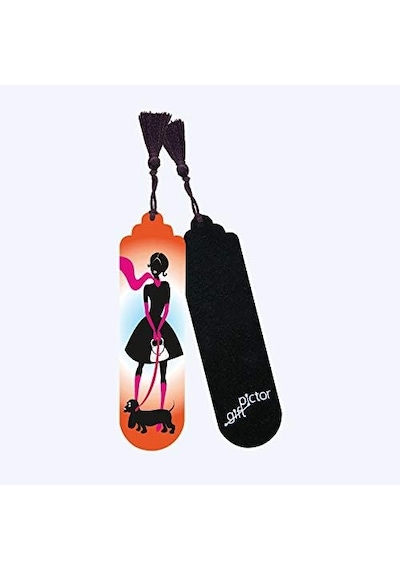 Gift Hediyelik Metal Püsküllü Kitap Ayracı Seti Lady And Doggy