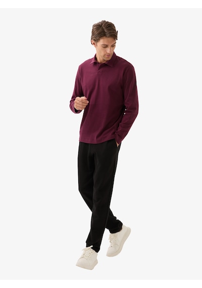 Erkek Polo Yaka T-shirt 40820 - Bordo Bordo