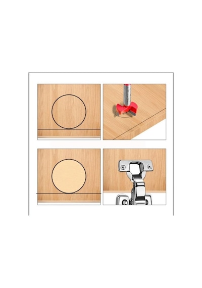Menteşe Yeri Açma Bıçağı 35 Mm Gfb Mu1811 Siyah 35cm