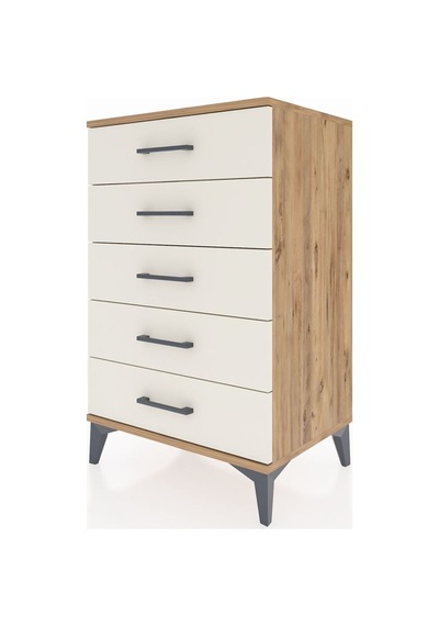 Hyperion Komodin 5 Çekmeceli 60x44x96 Çam-aytaşı Çam