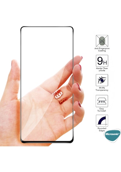 Microsonic Samsung Galaxy Uyumlu A56 Tam Kaplayan Temperli Cam Ekran Koruyucu