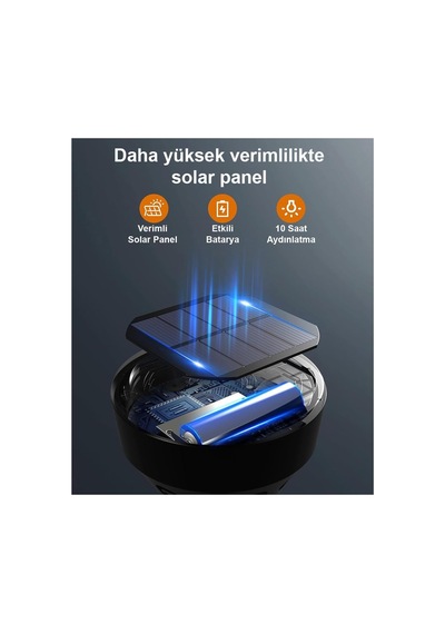 Güneş Enerjili Bahçe/çim Aydınlatma 6 Adet/gt-sl17n