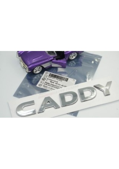 Volkswagen Caddy Bagaj Krom Abs 3M 3D Yazı Logo Amblem