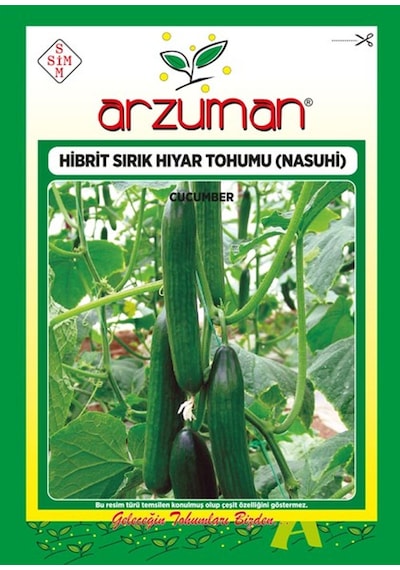 Nasuhi F1 Sırık Hibrit Hıyar Tohumu 10 Adet