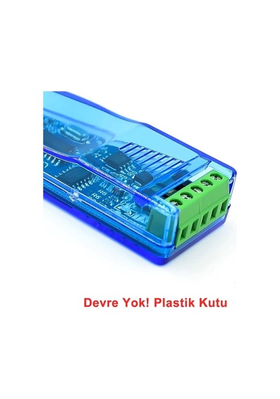Alkatronik Plastik Usb Rs485 Devre Kutusu Şeffaf Elektronik Proje Ürün Rs232 Rs485 Shell Voltmetre Ampermetre