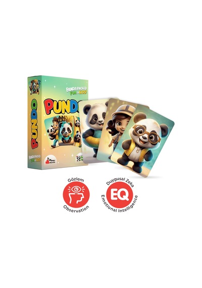 Playever Pundo Duygusal Zekayı Geliştiren Kart Oyunu 3 - 5 Yaş