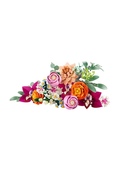 LEGO®  Botanicals Pembe Çiçek Buketi Yapim Seti 10342 – Yetiskinler için 9 Farkli Çiçek Içeren Dekoratif Çiçek Yapim Seti (749 P)