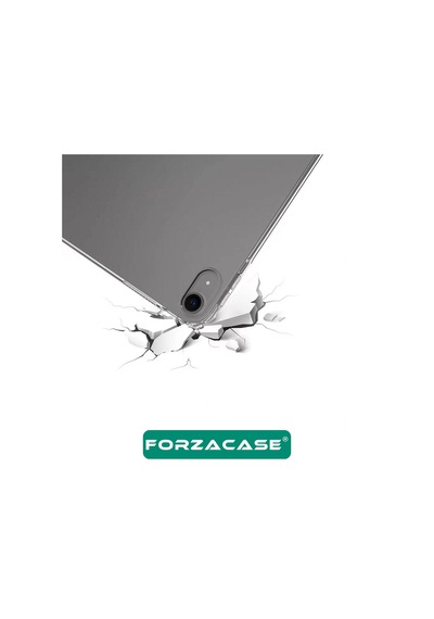 Forzacase Apple Uyumlu iPad  Air 13 2025 13 İnch İle Anti Shock Silikon Kılıf Şeffaf - Fc014 Arka Kapak