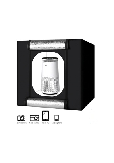 Deyatech 60 x 60 CM Katlanabilir Ledli Pro Ürün Çekim Çadırı