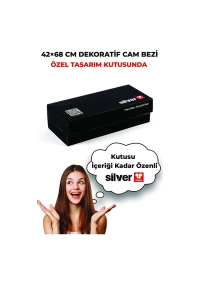 Silver Home Mikrofiber Dekoratif Cam Bezi Yeşil 5'li
