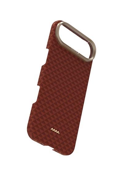 Apple Uyumlu iPhone 17 Air Kılıf M-safe Şarj Özellikli Raptic Aramid Skin Origin Serisi Kapak Kırmızı
