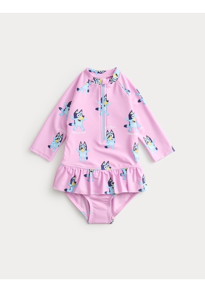 Marks & Spencer Bluey Desenli Mayo T77007001F Pembe