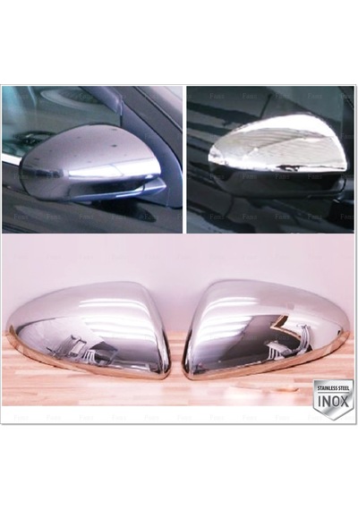 Nissan Qashqai J10 Krom Ayna Kapağı 2 Prç. 2007-2014 P. Çelik