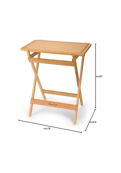 Bambu Kesme Masası, 70 X 43 X 81 Cm Abanoz - Beyaz Bambu Kesme Masası, 70 X 43 X 81 Cm Abanoz - Beyaz