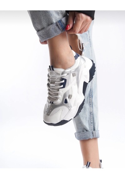 Yüksek Tabanlı Sneaker Beyaz