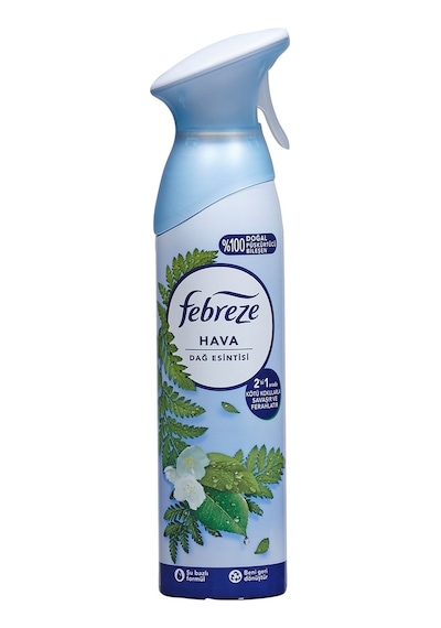 Febreze Aerosol Oda Kokusu 185 Ml Dağ Esintisi - Kötü Kokulara Karşı 2'li Ekonomik Paket - 2 Ad Tarı
