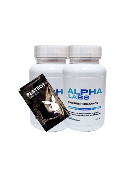 Playboy Jel + Alpha Labs Erkeklere Özel Soft Jel Formunda 60lı X 2 Adet