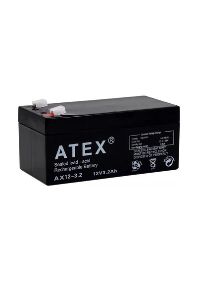 Atex Ax12-3.2 12v 3.2ah Akü
