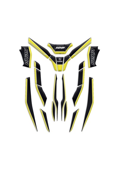 Motosıklet Kaplama Kanuni Seha Uyumlu Tank Pad Full Set 06
