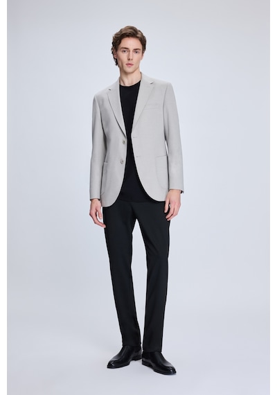 Hatemoğlu Gri Slim Fit Mono Yaka Casual Ceket 14293025a002 007 1964059 Gri